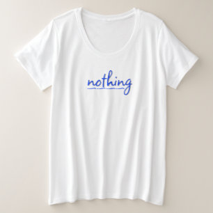 Camiseta Plus Size nada