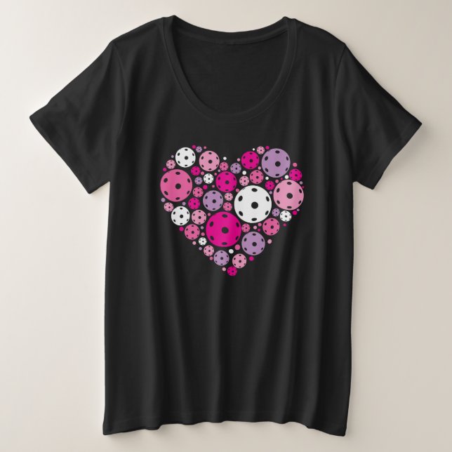 Camiseta Plus Size Namorados 💘 de Bateria-Picada (Frente do Design)
