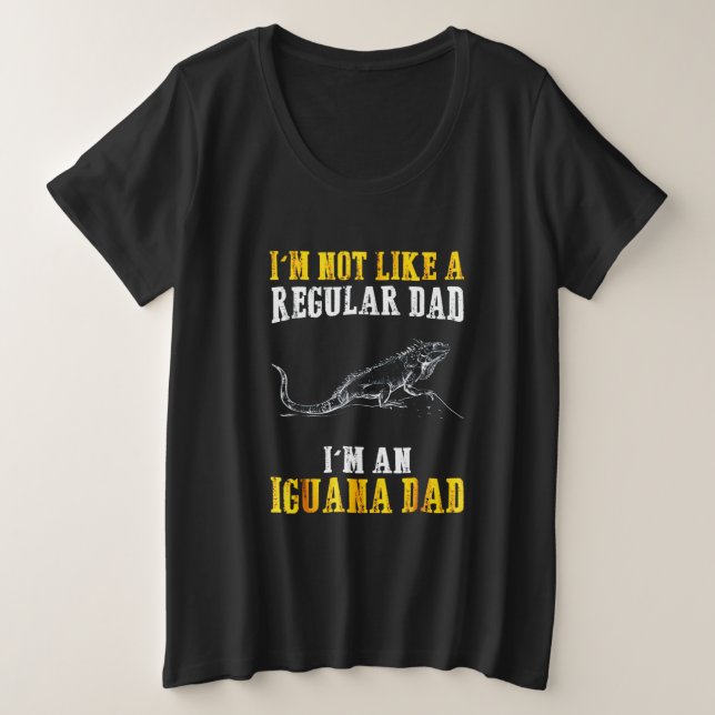 Camiseta Plus Size Não sou como um pai normal (Frente do Design)