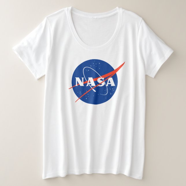 Camiseta Plus Size NASA aprovou mulheres Meatball (Frente do Design)