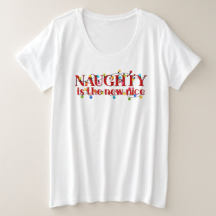 Camiseta Plus Size Natal Malandro é o Novo Bom