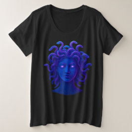 Camiseta Plus Size Neon Medusa