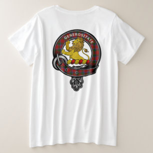 Camiseta Plus Size Nicolson Clan Crachá Mulheres