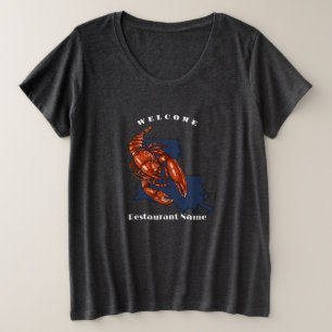 Camiseta Plus Size Nome personalizado de Louisiana Red Crayfish
