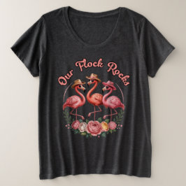 Camiseta Plus Size Nossos Rocks