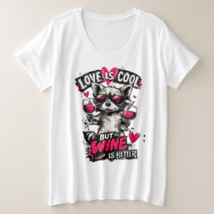 Camiseta Plus Size O amor é legal