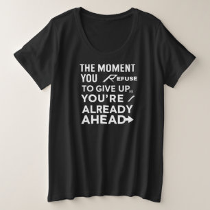 Camiseta Plus Size O movimento que vocês estimulam citações com texto
