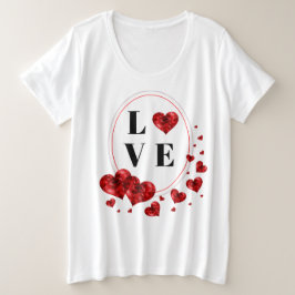 Camiseta Plus Size o poder do amor