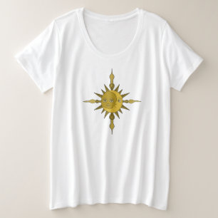 Camiseta Plus Size O Sol e a Lua
