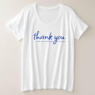 Camiseta Plus Size Obrigado