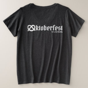 Camiseta Plus Size Oktoberfest Vamos Get Knotty Typografia Funny Pun