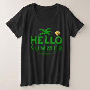 Camiseta Plus Size Olá Summer