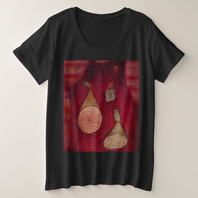 Camiseta Plus Size Omega 5, Armadilhas de Paul Klee (Frente do Design)