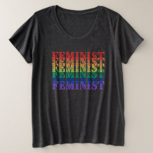 Camiseta Plus Size Orgulho Feminista