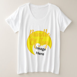 Camiseta Plus Size Pacote de Alegria Sonograma Personalizado 