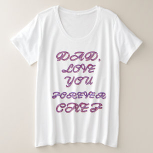 CAMISETA PLUS SIZE PAI, AMO-TE PARA SEMPRE CHEF 2