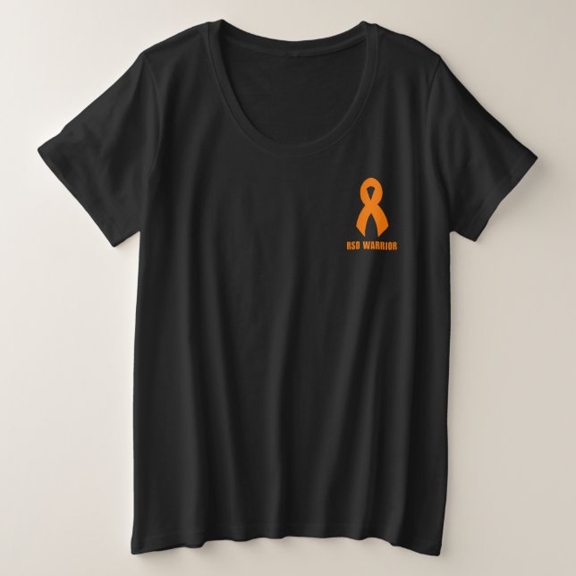 CAMISETA PLUS SIZE PAIN MANAGEMENT IS SUICIDE PREVENTION/RSD WARRIOR  (Frente do Design)