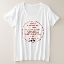 Camiseta Plus Size Panama Canal Shirt