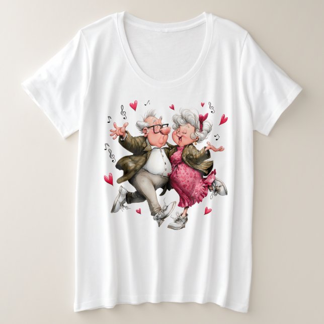 Camiseta Plus Size Papai feliz  (Frente do Design)