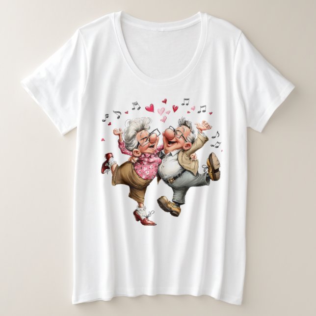 Camiseta Plus Size Papai feliz #2 (Frente do Design)