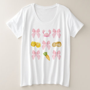Camiseta Plus Size Pasto do Partido dos Frutos do Marisco Rosa Boil