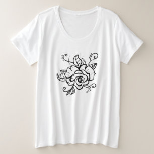 Camiseta Plus Size Pastor de rosa