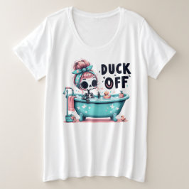 Camiseta Plus Size Pato Desligado