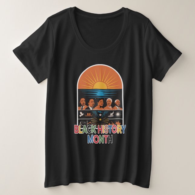 Camiseta Plus Size Patrimônio e Horizonte (Frente do Design)