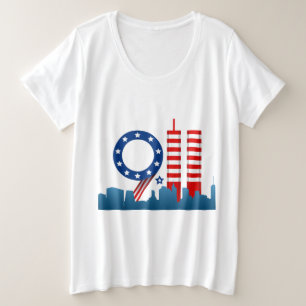 Camiseta Plus Size Patriot 9-11 Day
