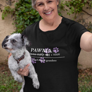 Camiseta Plus Size Pawma - Definição personalizável - Vovó do cão