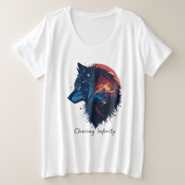 Camiseta Plus Size Perseguindo Infinidade