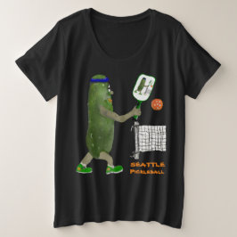 Camiseta Plus Size Personalize SEATTLE Mr. Pickle Pickleball