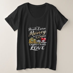 Camiseta Plus Size pessoas ganham dinheiro, mas não conseguem encontr