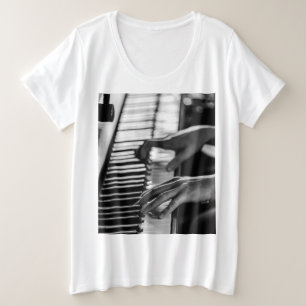 Camiseta Plus Size Piano Incrível