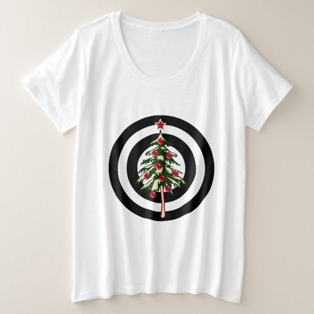 Camiseta Plus Size Pine Tree (Frente do Design)