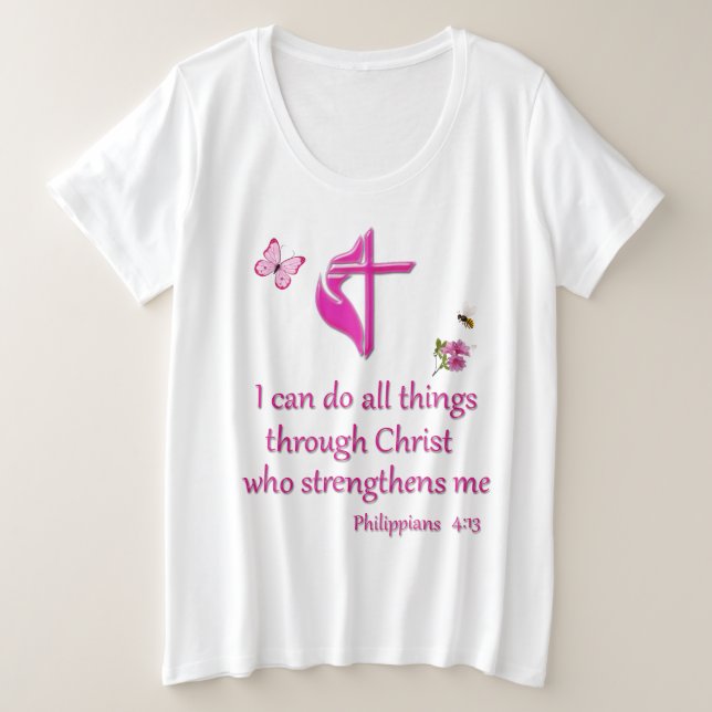 Camiseta Plus Size Pinheiros 4:16 (Frente do Design)