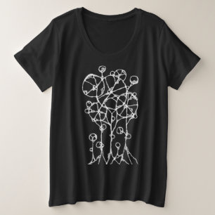 Camiseta Plus Size Pintura Mão - Abstrato Tree Group 2