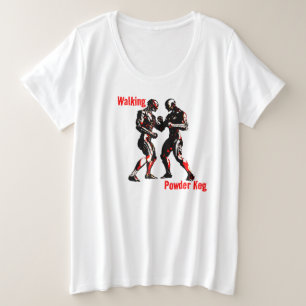 Camiseta Plus Size Pó Andando Keg