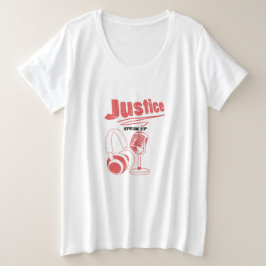 Camiseta Plus Size Podcast for Justice Shirt