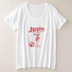 Camiseta Plus Size Podcast for Justice Shirt