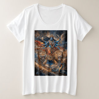 Camiseta Plus Size Poderes do Universo da Deusa Kali