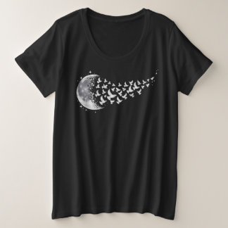 Camiseta Plus Size pomba-da-lua