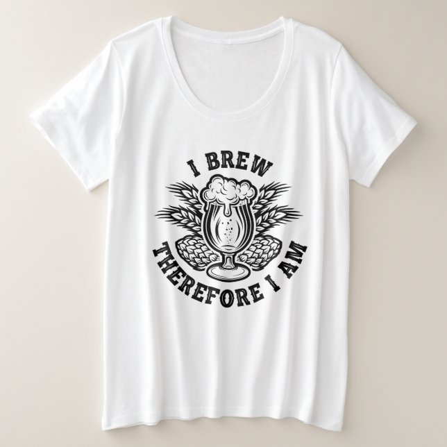 Camiseta Plus Size Por Isso, Eu Sou (Frente do Design)