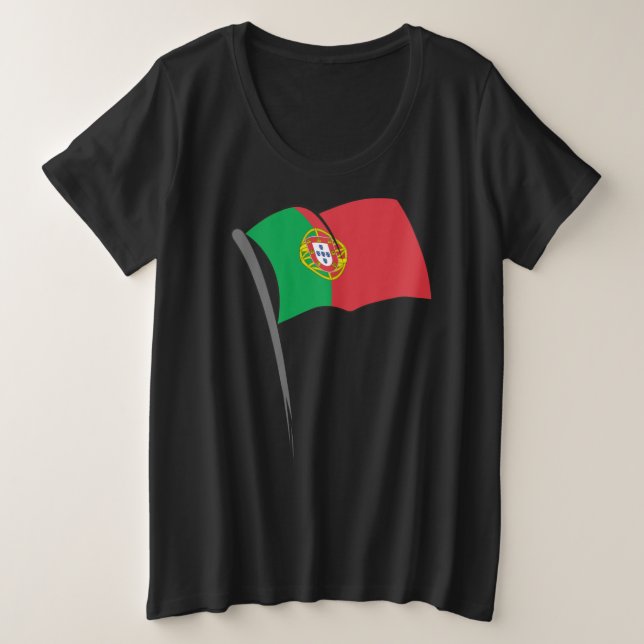 Camiseta Plus Size Portugal (Frente do Design)