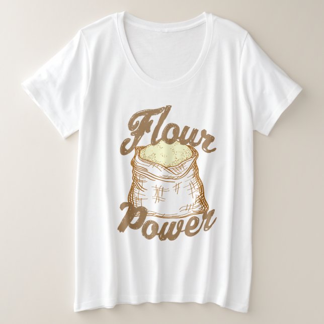 Camiseta Plus Size Potência da chama (Frente do Design)