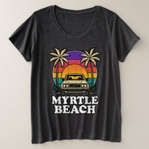 Camiseta Plus Size Praia de Myrtle