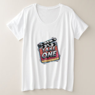 Camiseta Plus Size prato