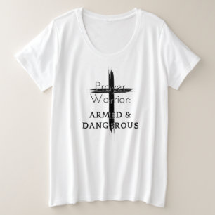 Camiseta Plus Size Prayer Warrior