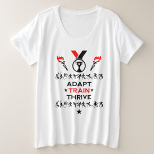 Camiseta Plus Size Presente Adaptive Disabled Sports