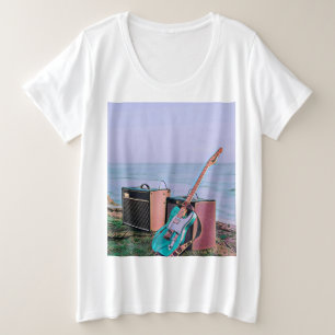 Camiseta Plus Size Presente para amigo guitarrista